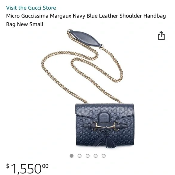 SOLD Gucci Guccissima Margaux handbag AUTHENTIC - Picture 10 of 13